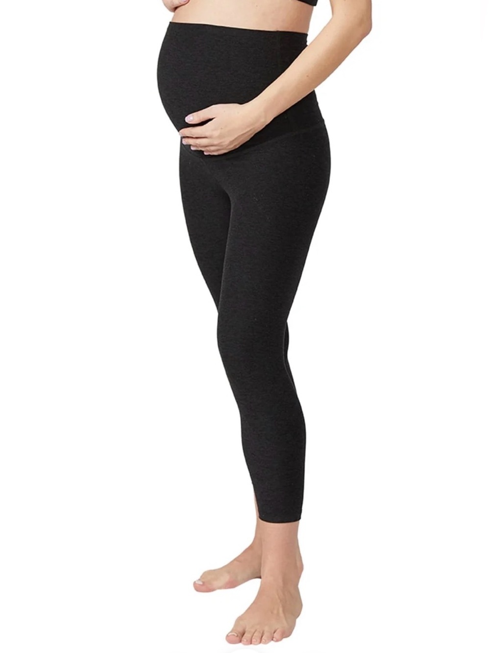 Beyond Yoga Maternity Spacedye black Love The Bump Leggings Womens small